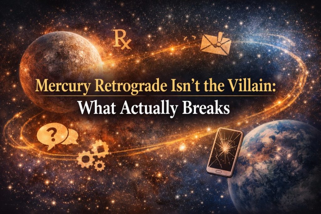 Mercury Retrograde Isn’t the Villain: What Actually Breaks