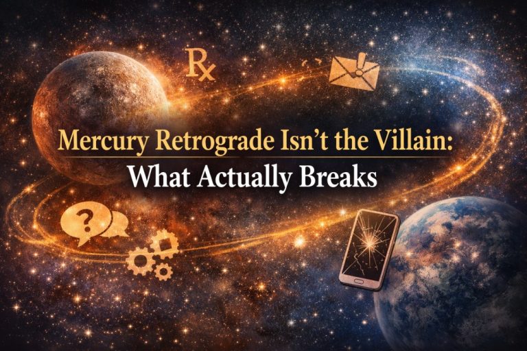 Mercury Retrograde Isn’t the Villain: What Actually Breaks