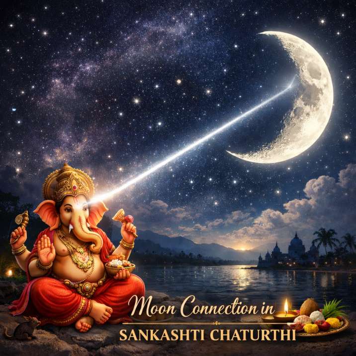 Moon Connection in Sankashti Chaturthi: Why Fast Ends After Moonrise