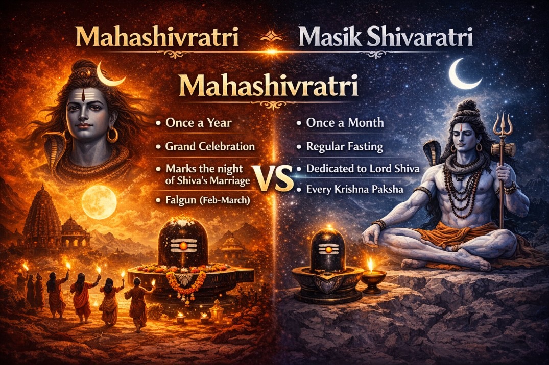 Mahashivratri vs Masik Shivaratri 2026: Key Differences Explained