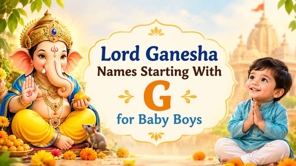 Lord Ganesha Names Starting With G For Baby Boys JyotishGram